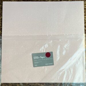 Close to My Heart, x3360 “Bashful”Glitter Paper Sheets